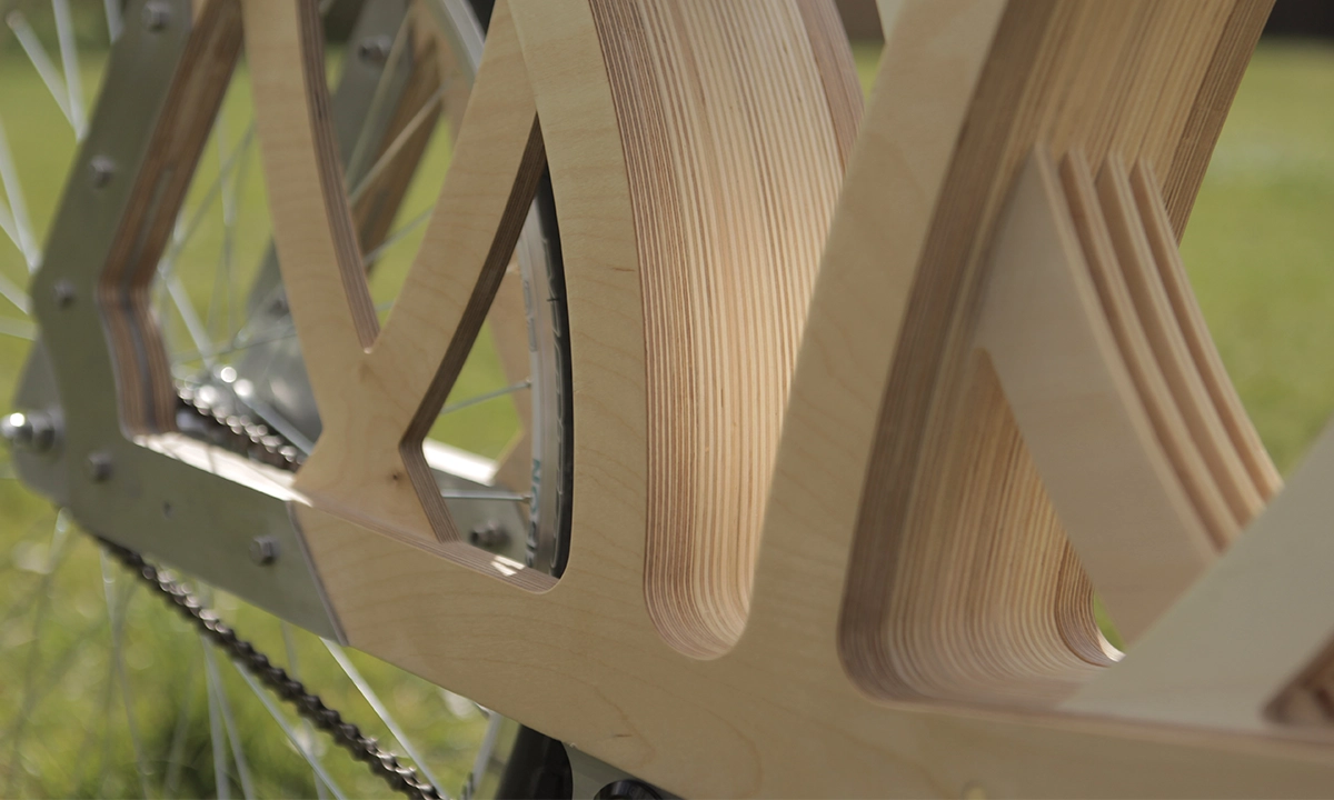 Velo electrique en bois electraply