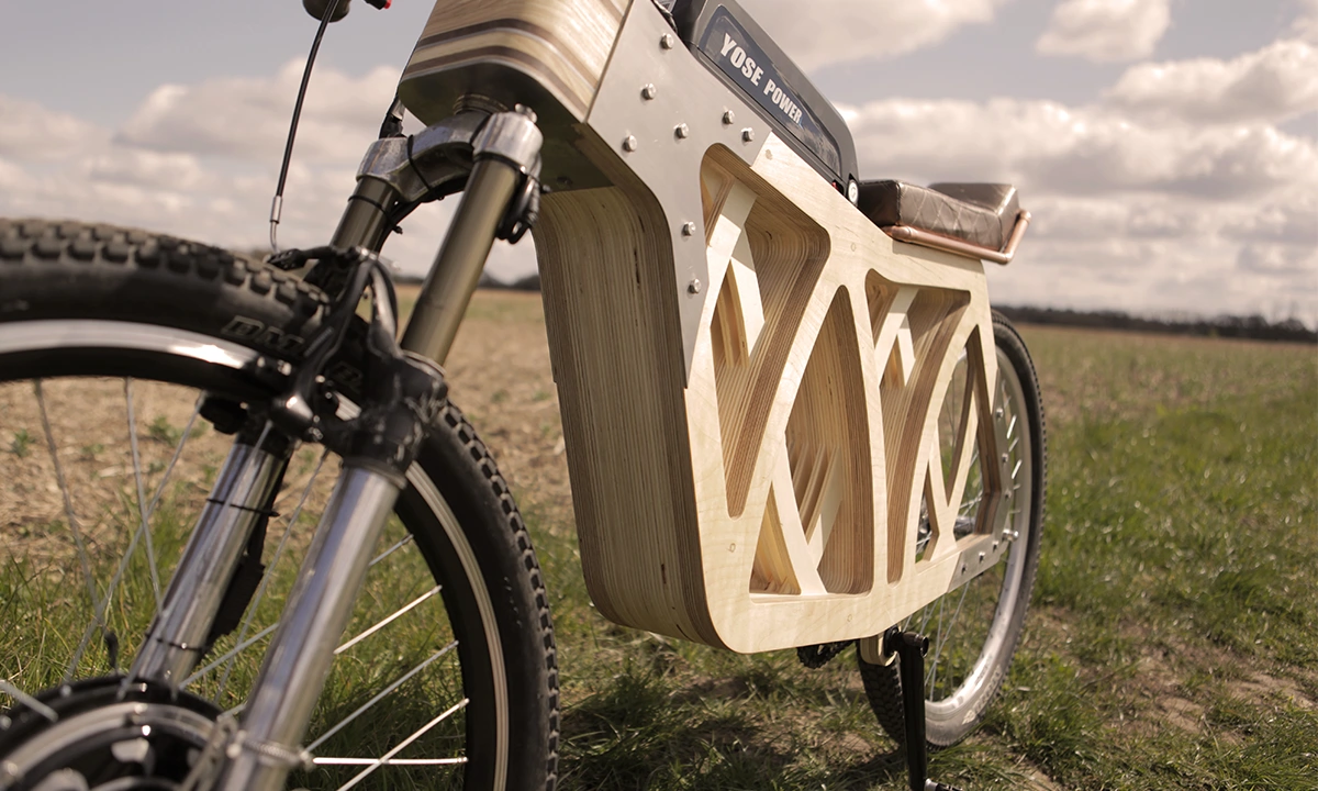 Velo electrique en bois electraply