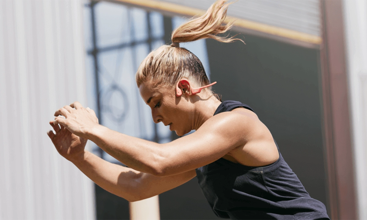 Écouteurs à conduction osseuse OpenRun Pro Shokz fitness