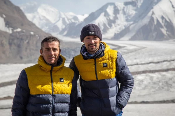 Cédric Gras et Matthieu Tordeur glacier de Fedchenko