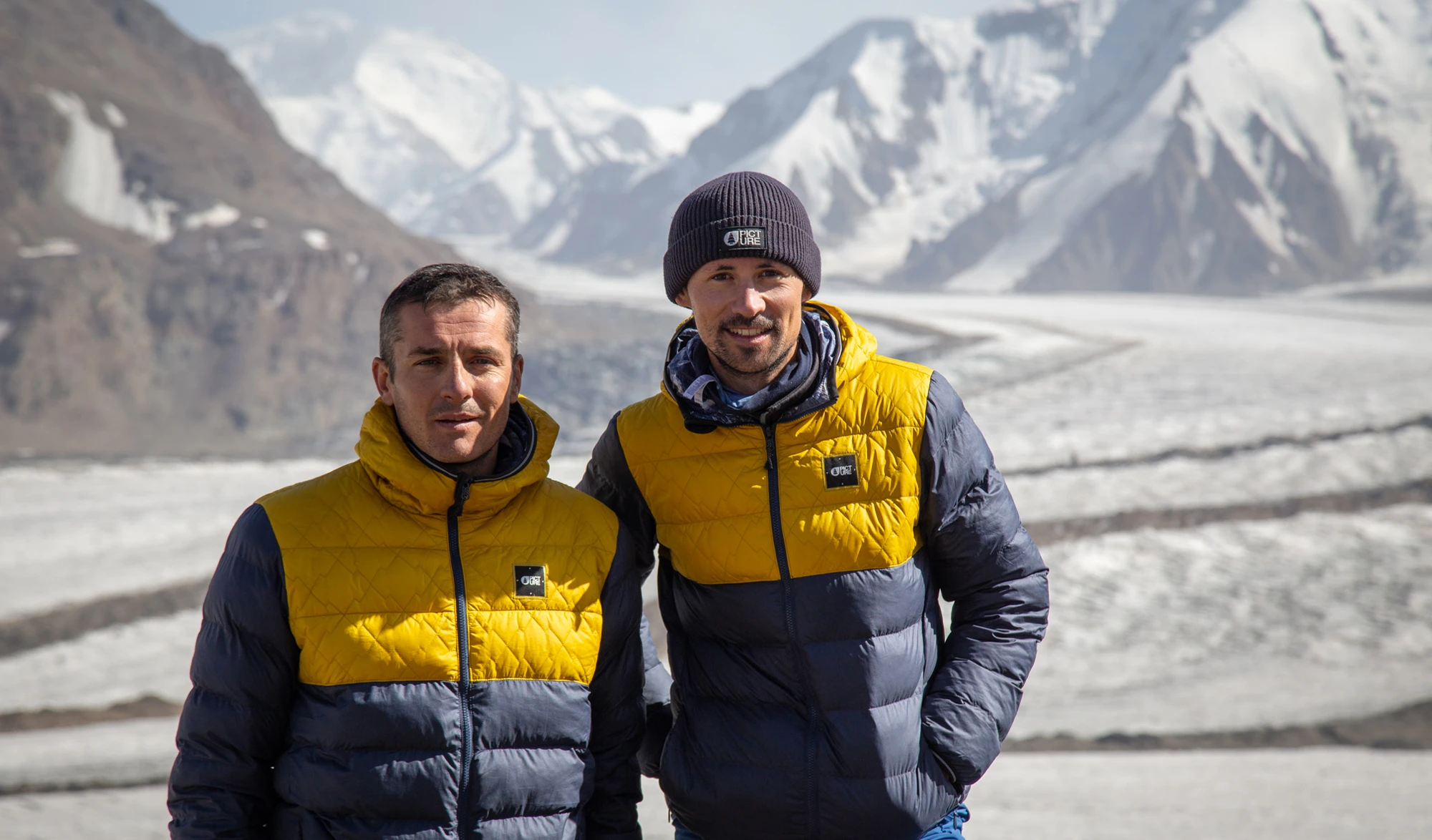 Cédric Gras et Matthieu Tordeur glacier de Fedchenko