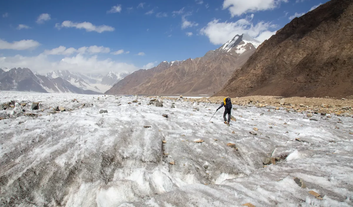 marche glacier expédition Fedchenko