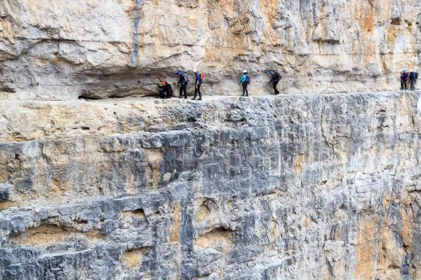 Sentiero delle Bocchette, Italie