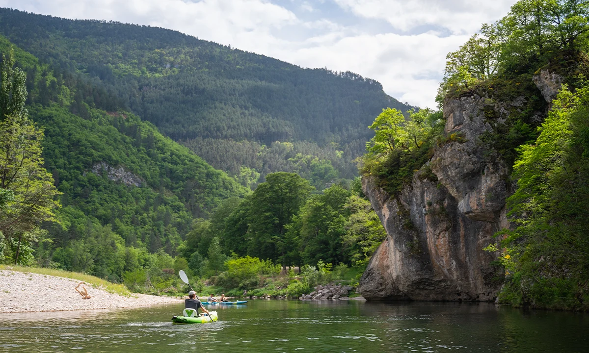 Descente gorges du Tarn en canoë-kayak