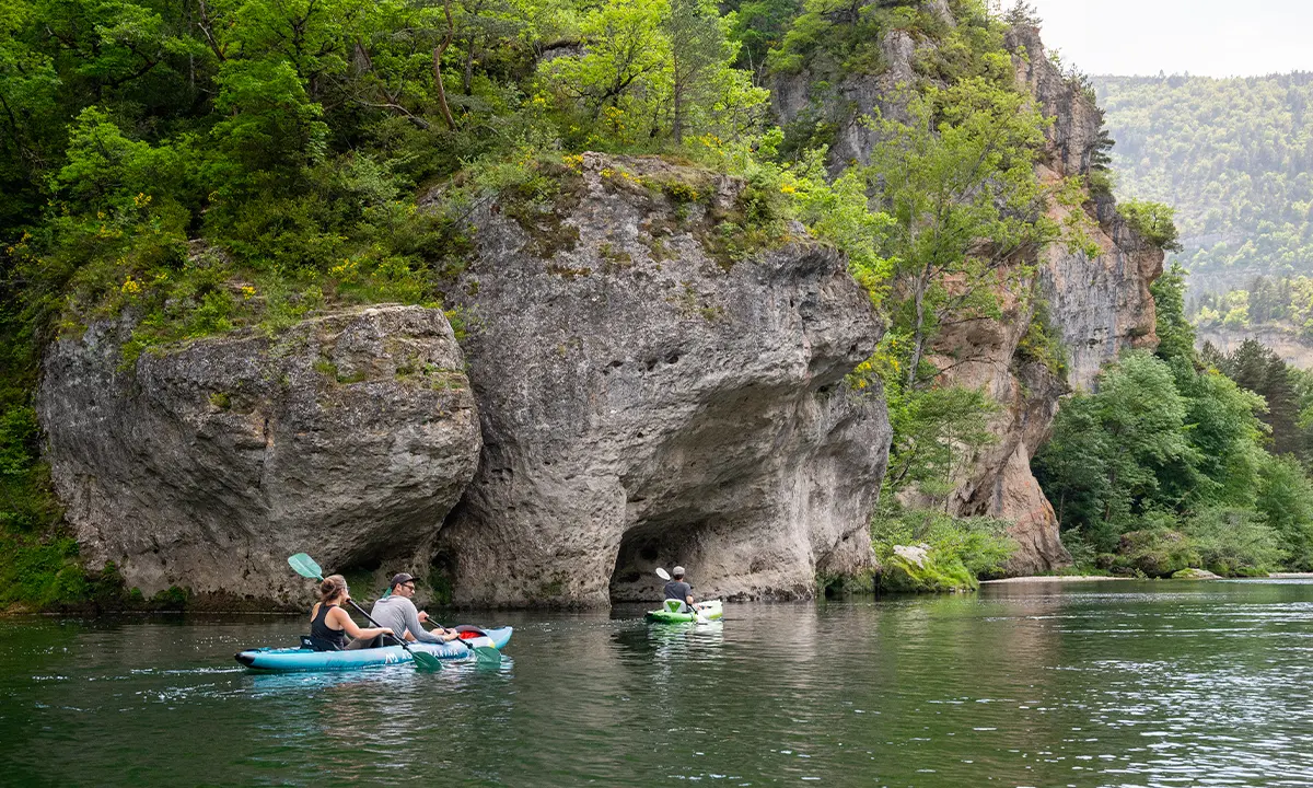 Descente gorges du Tarn en canoë-kayak