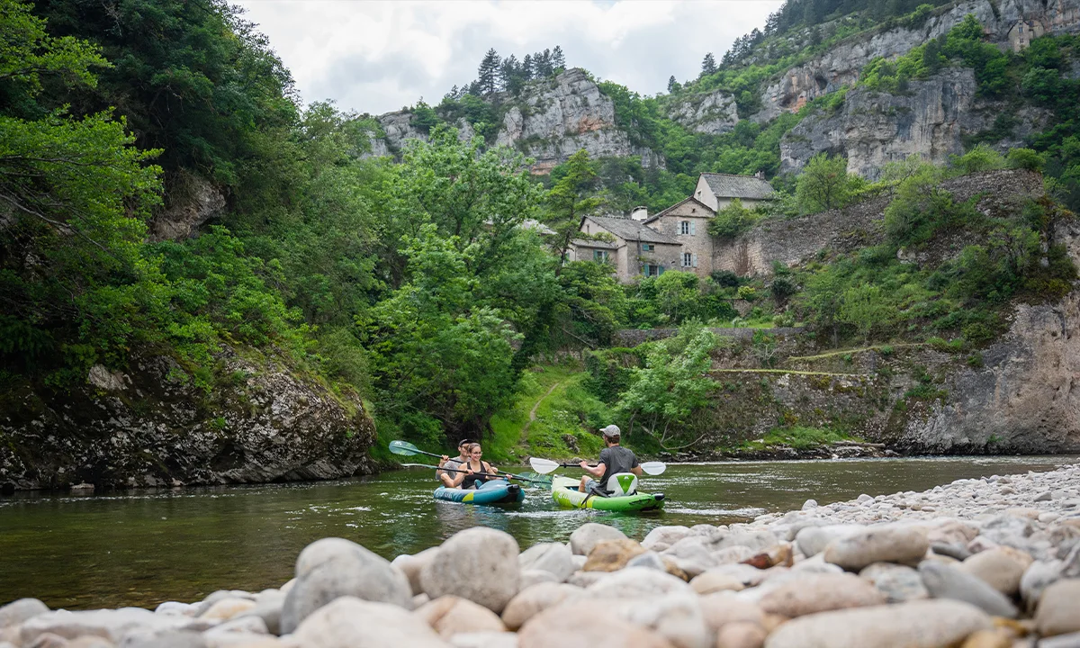 Descente gorges du Tarn en canoë-kayak