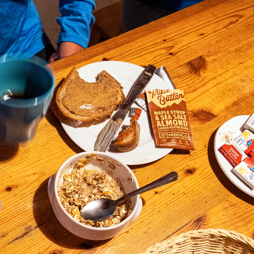 Petit-déjeuner à la cabane Turtmann