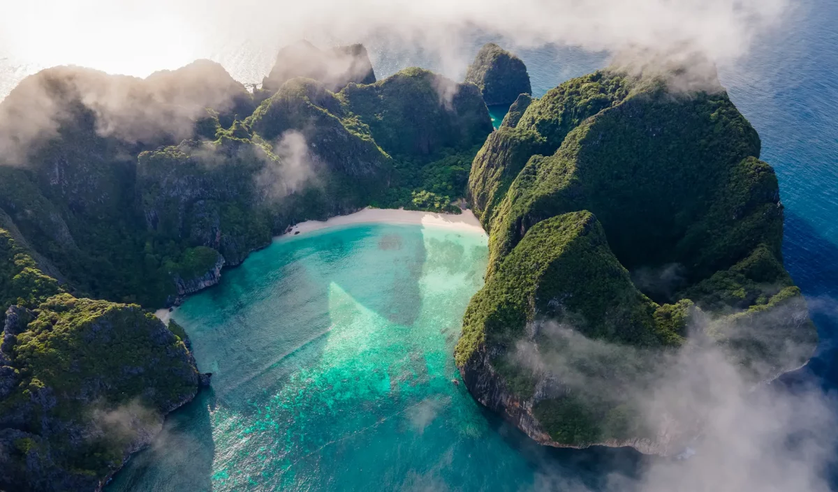 Plage de Maya Bay en Thailande