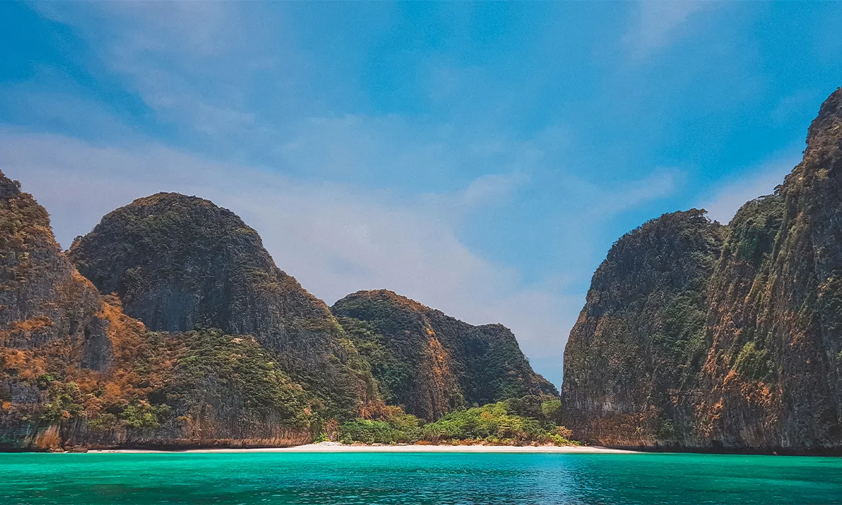 Plage de Maya Bay en Thailande