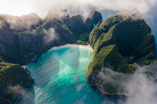 Plage de Maya Bay en Thailande