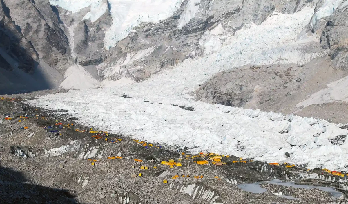 Camp de base de l'everest