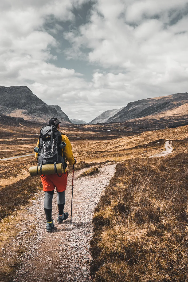 West Hyland Way - hiker