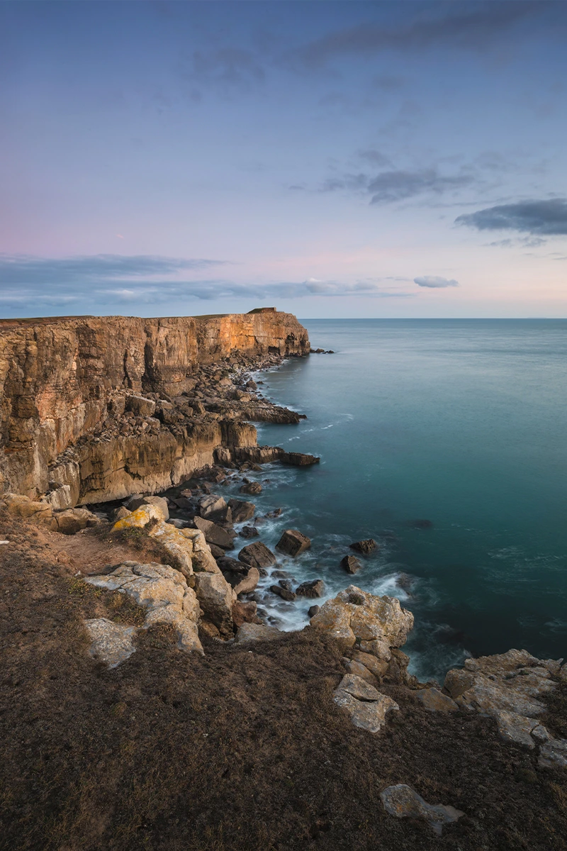 Pembrokeshire falaise