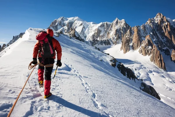 Alpiniste Mont-Blanc