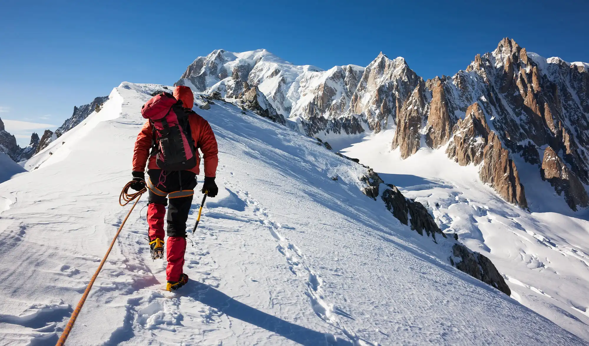Alpiniste Mont-Blanc