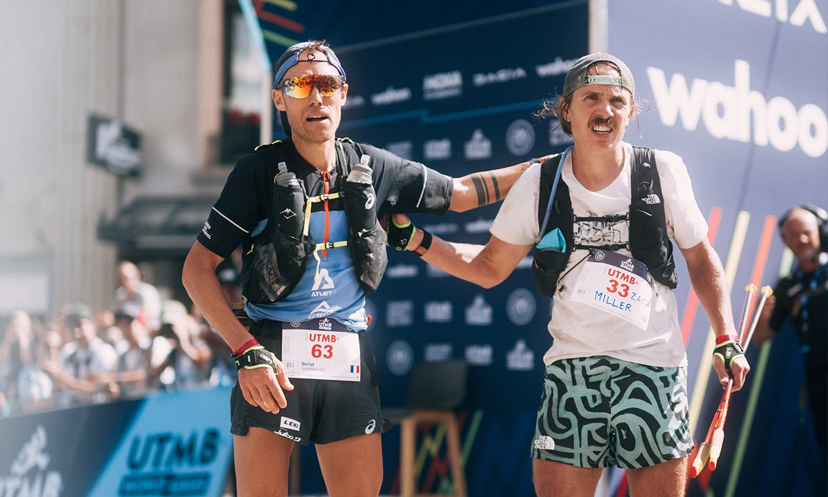 Beñat Marmissolle et Zach Miller UTMB 2022