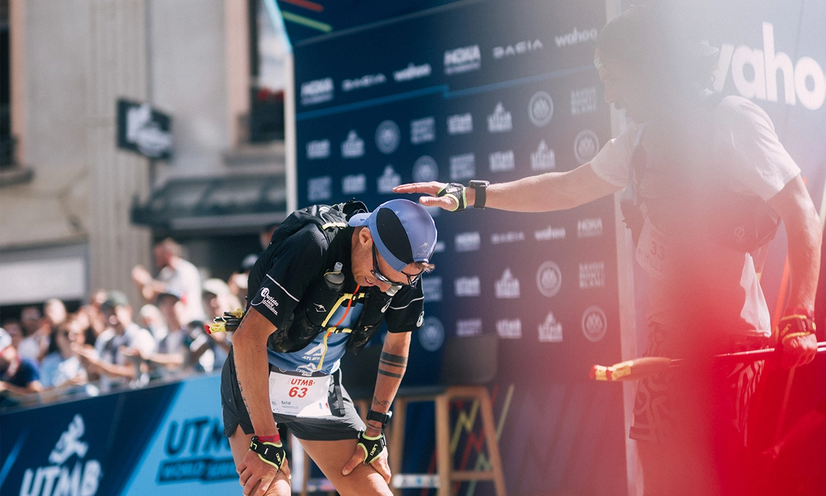 Beñat Marmissolle et Zach Miller UTMB 2022