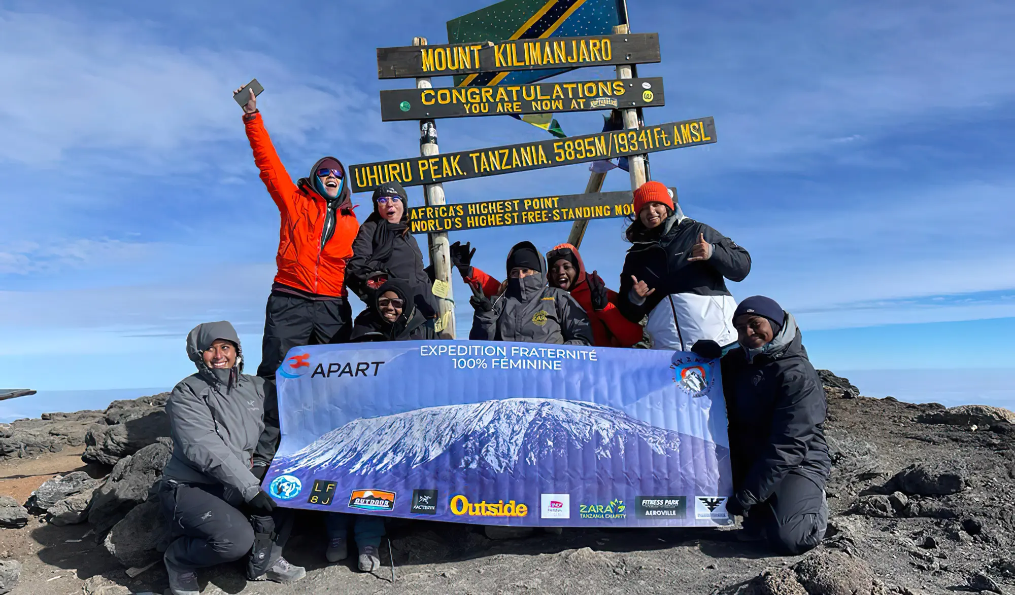 Sommet - Expédition Kilimandjaro 2022 APART