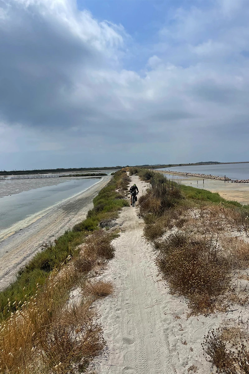 Test Garmin Edge 1040 Solar bikepacking Herault