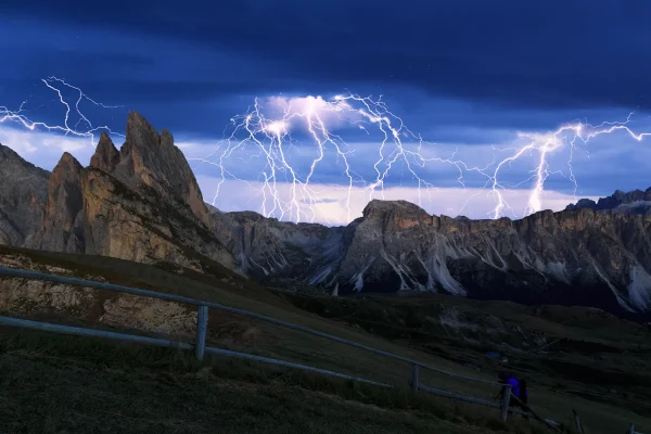 Éclairs en montagne