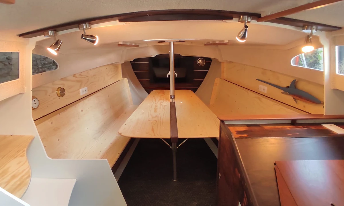 Interieur bateau insolite Batho