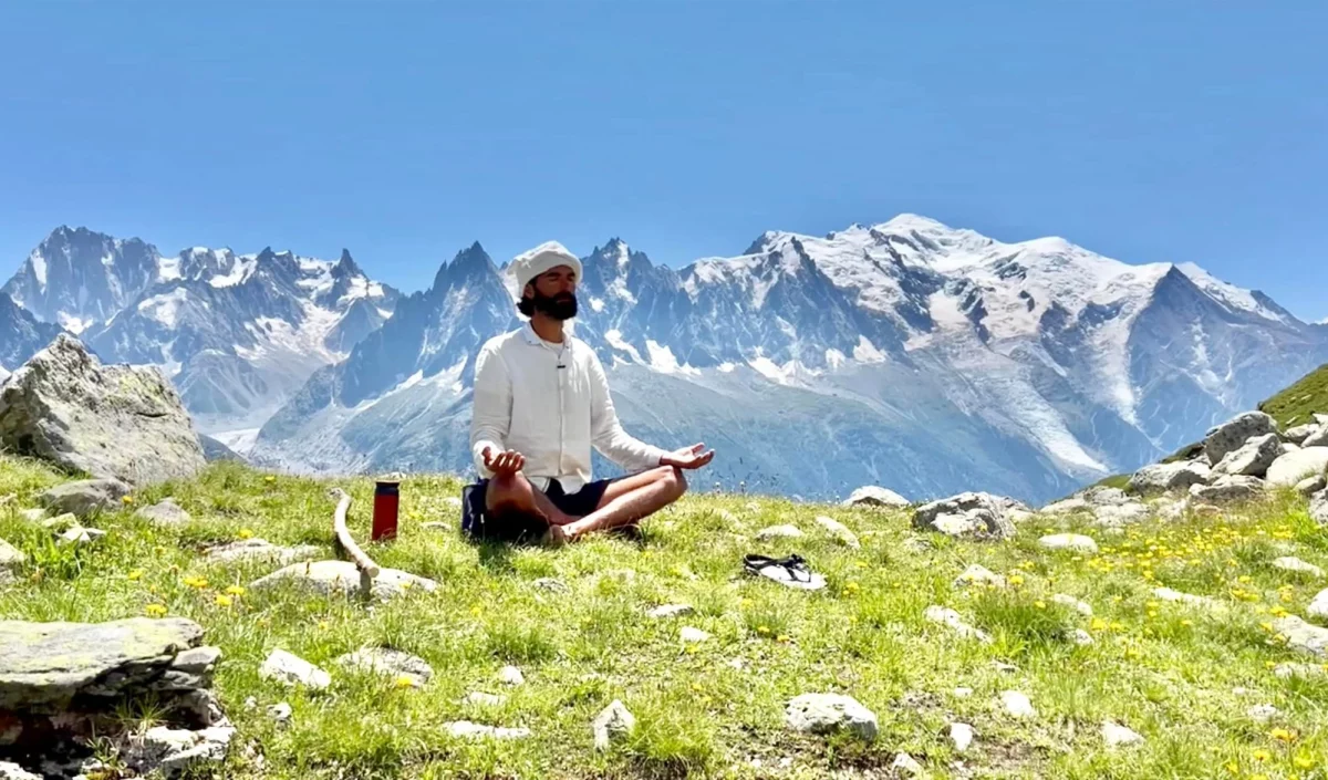 Muammer Yilmaz meditation Mont Blanc