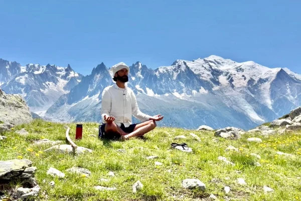 Muammer Yilmaz meditation Mont Blanc