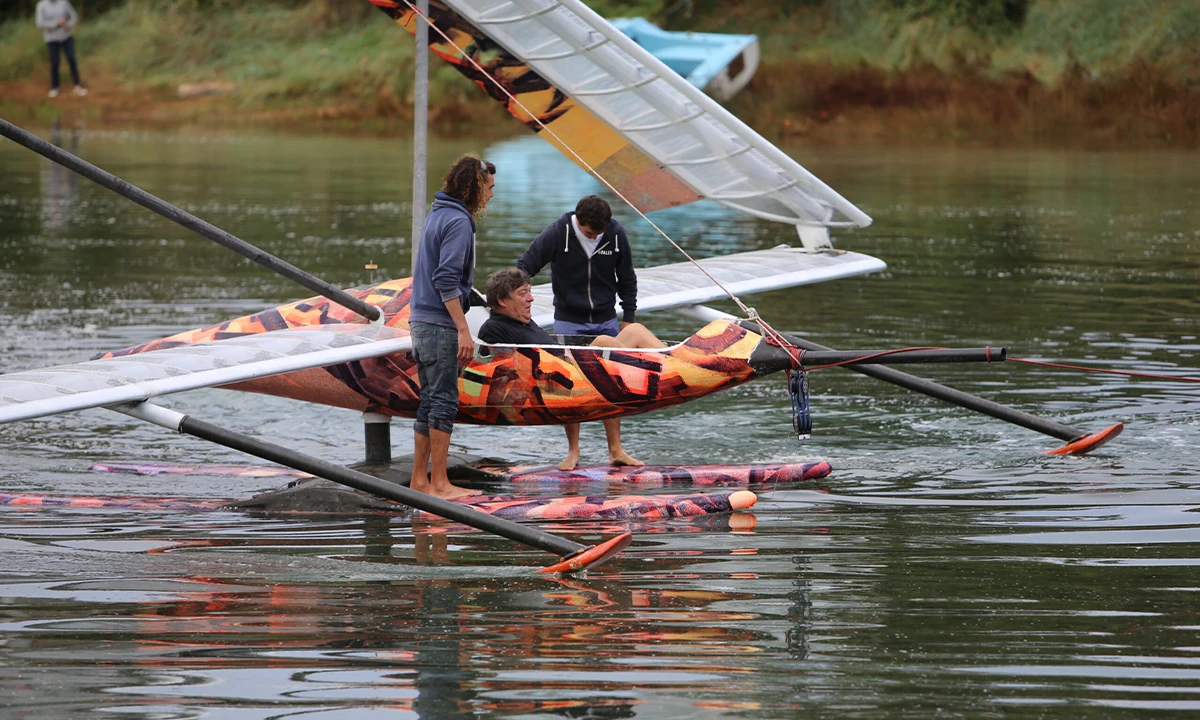 Odonate planeur a voile