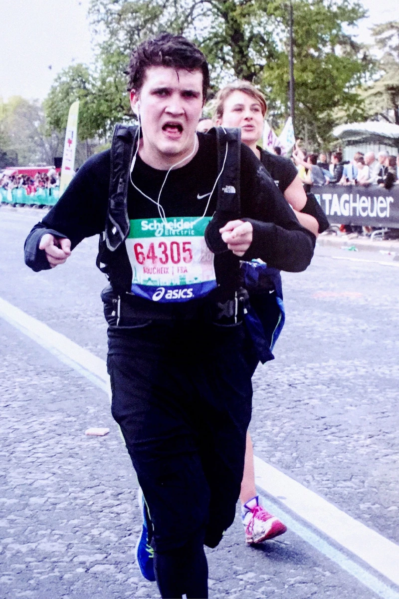 Alexandre Boucheix alias Casquette Verte Marathon de Paris