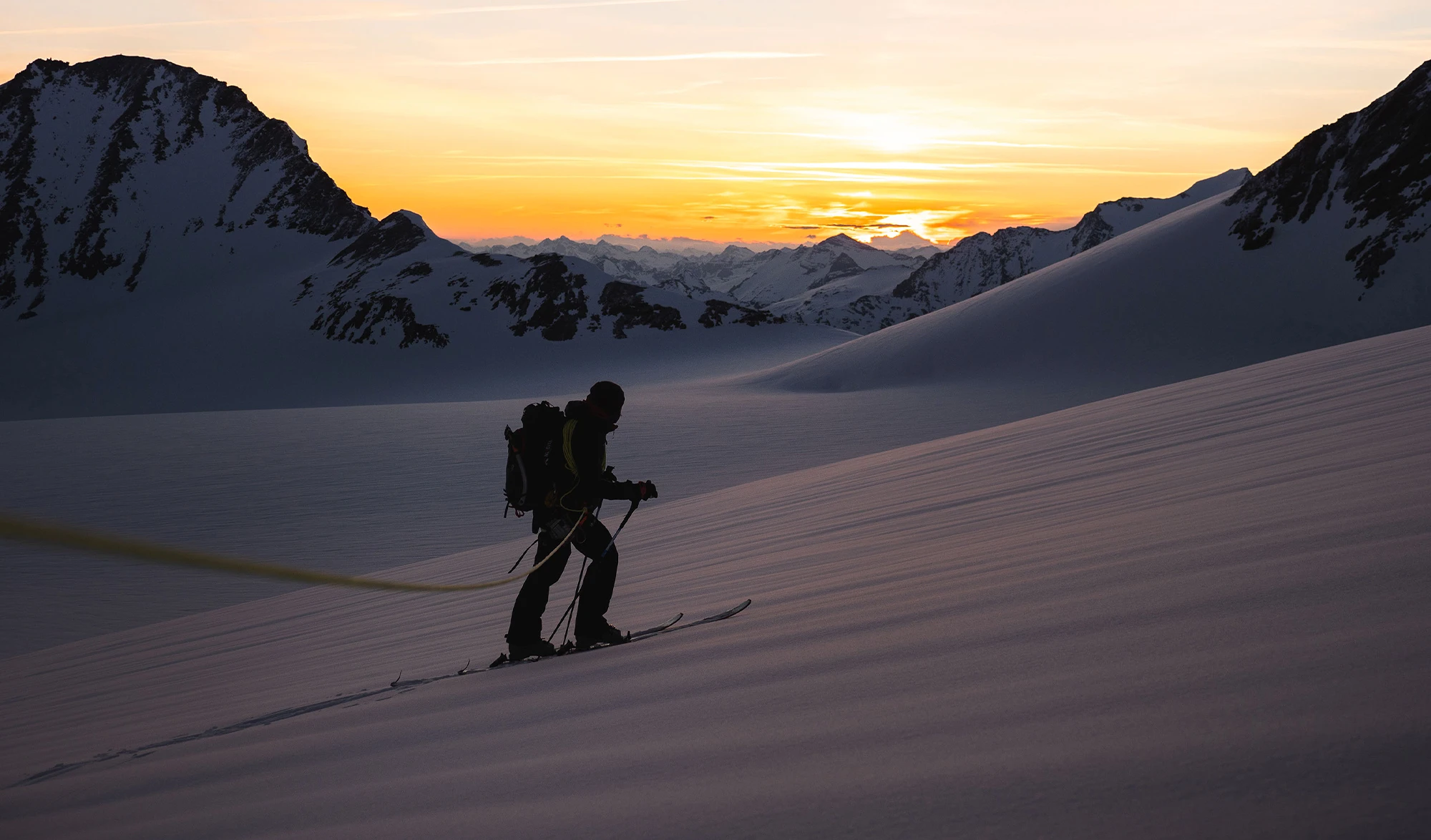 POW Gaëtan Gaudissard skimo