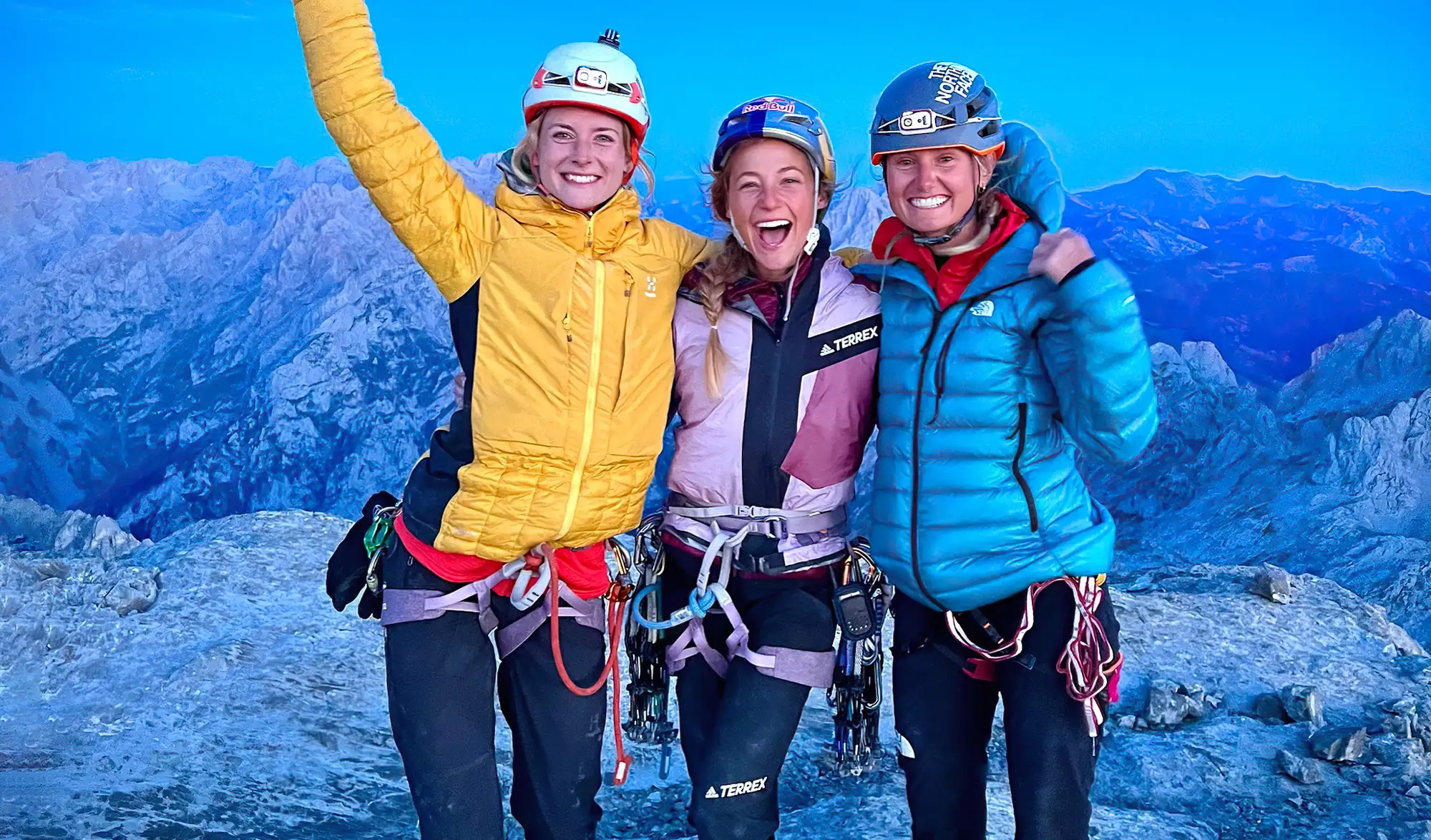 première ascension féminine de RAYU