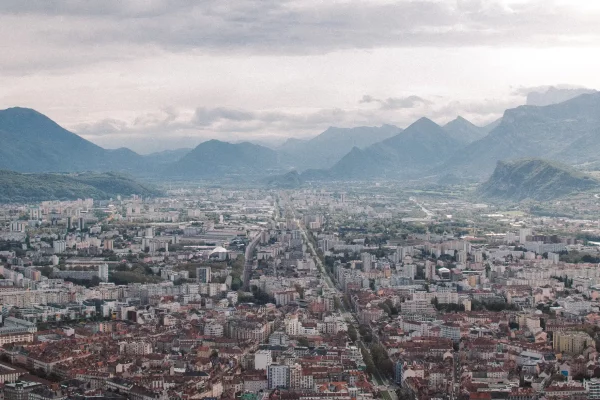 Grenoble vue du ciel