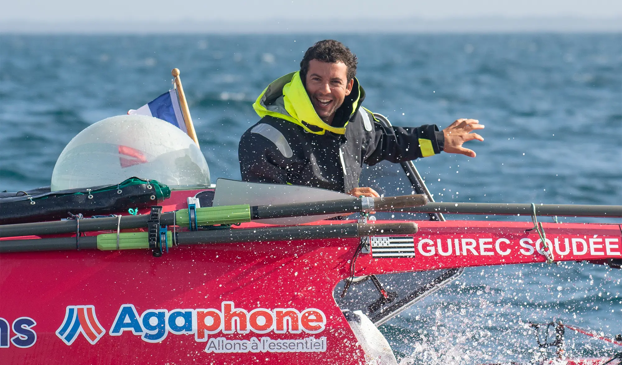 Guirec Soudée traversée atlantique à la rame