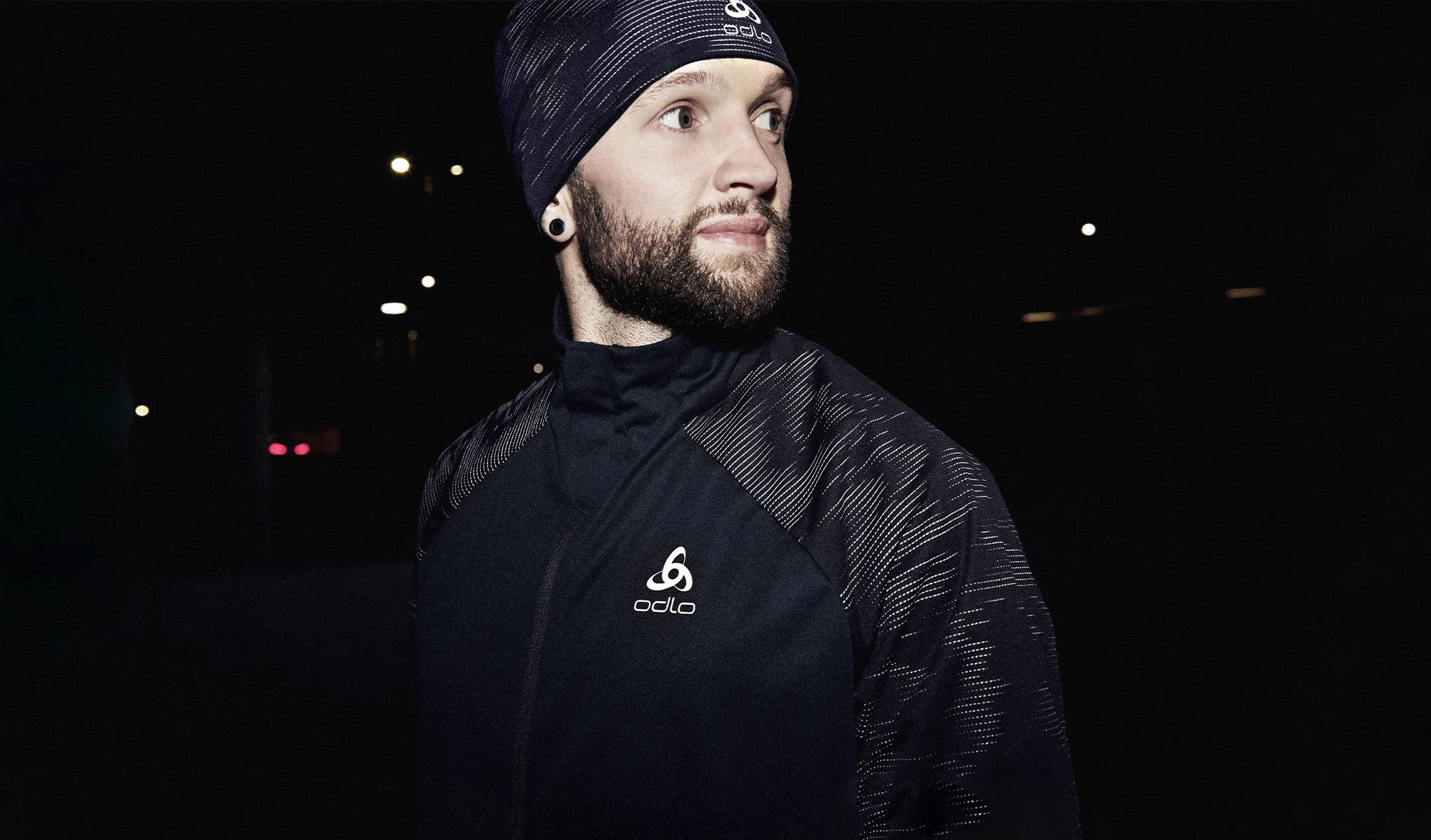 Jake Caterall - Odlo reflective collection
