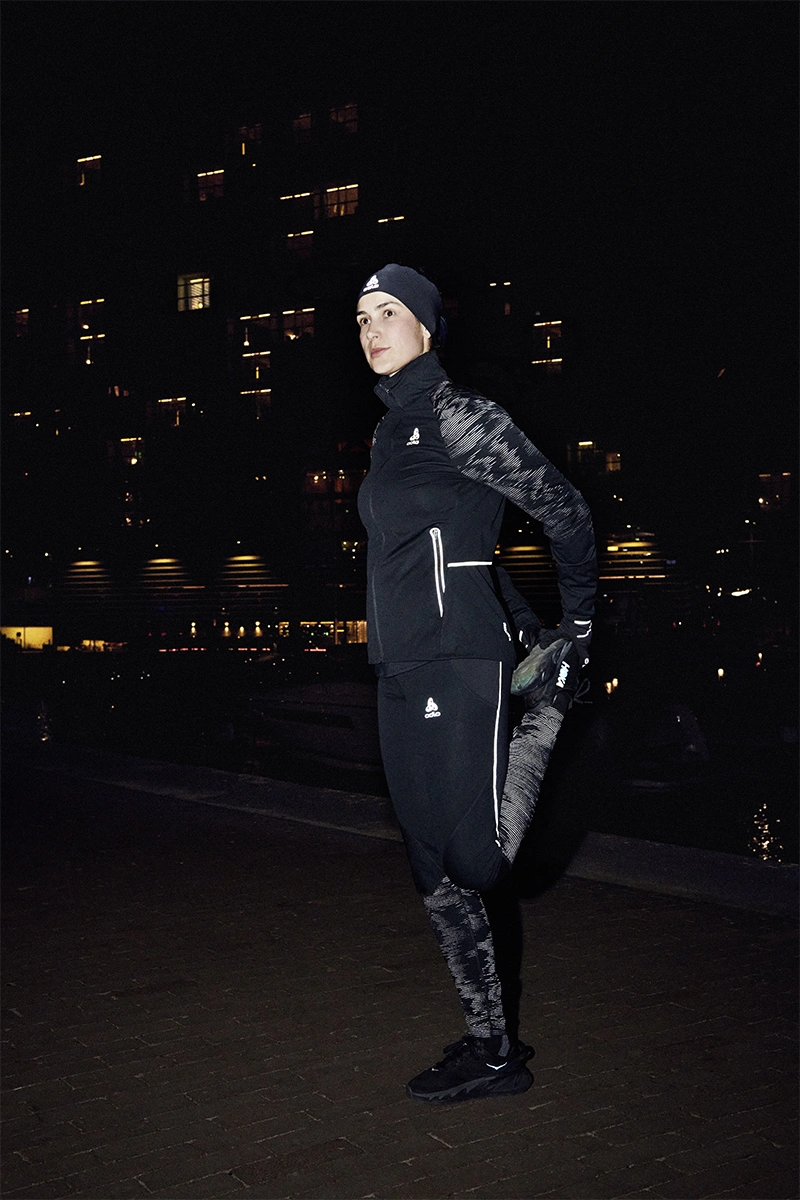 Running in the dark - Odlo reflective collection