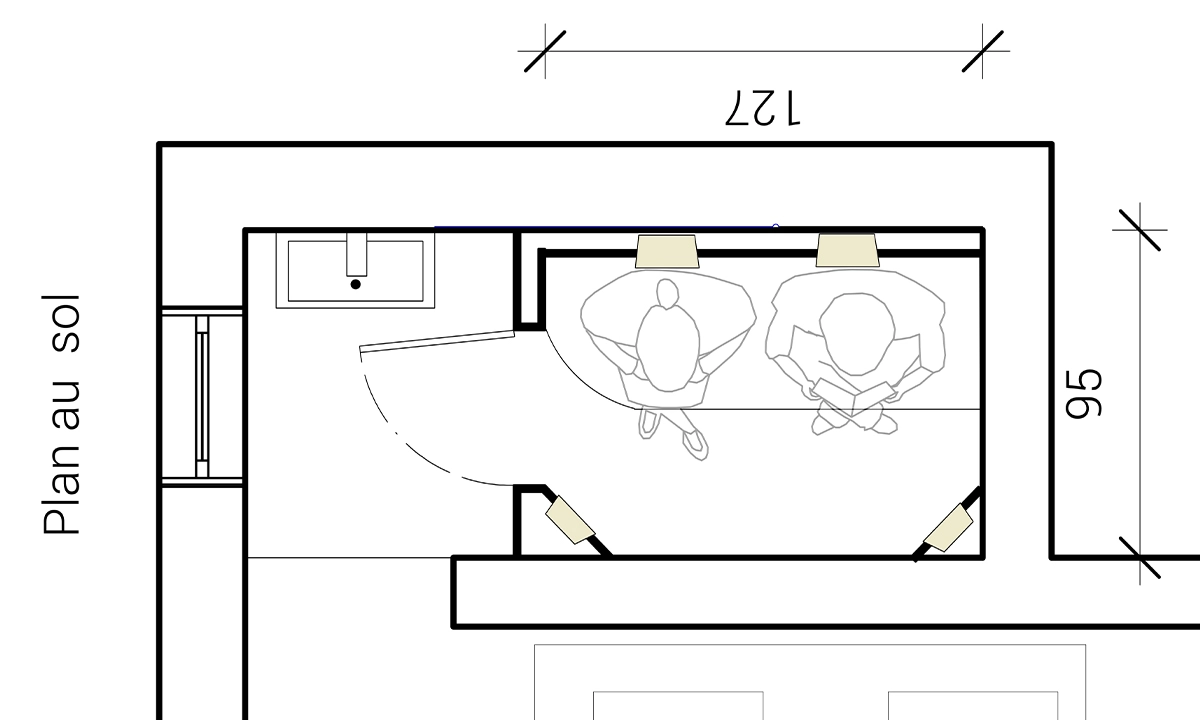 Plan sauna
