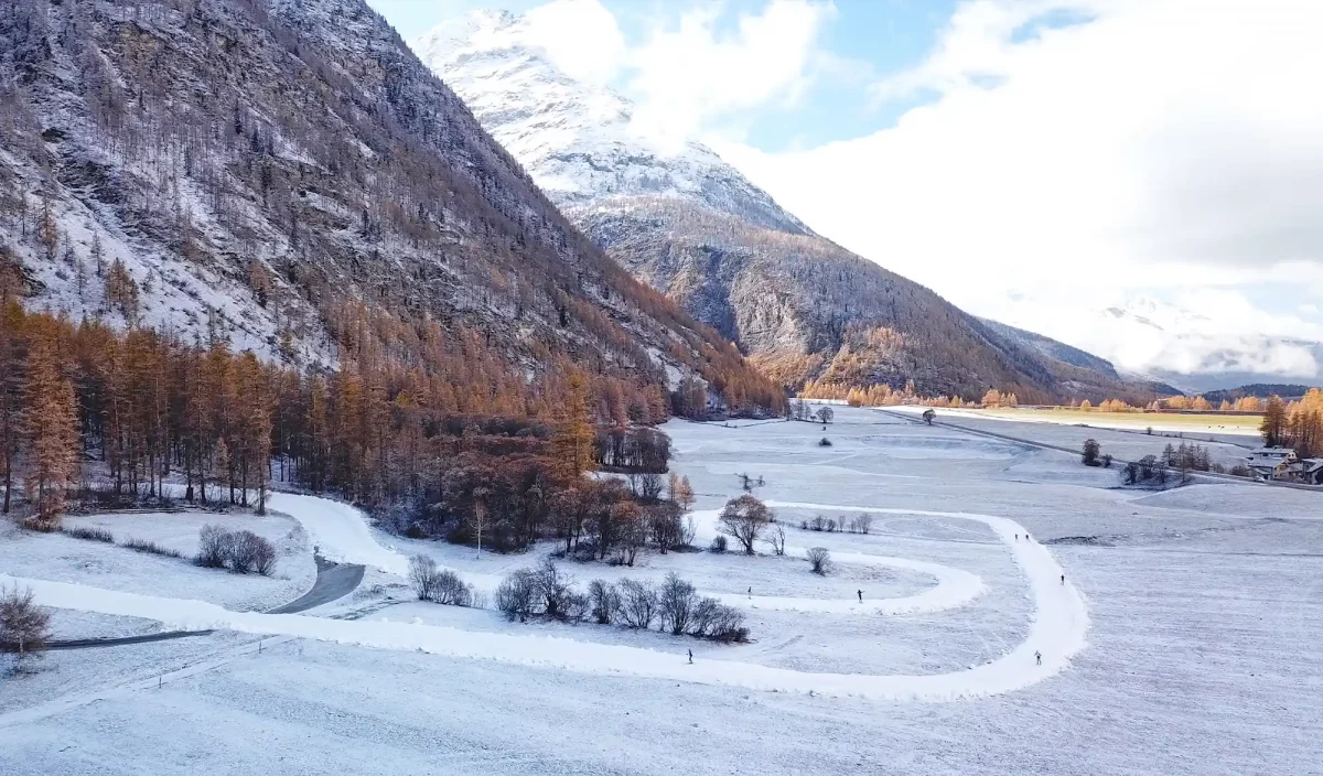 Snowfarming Bessans