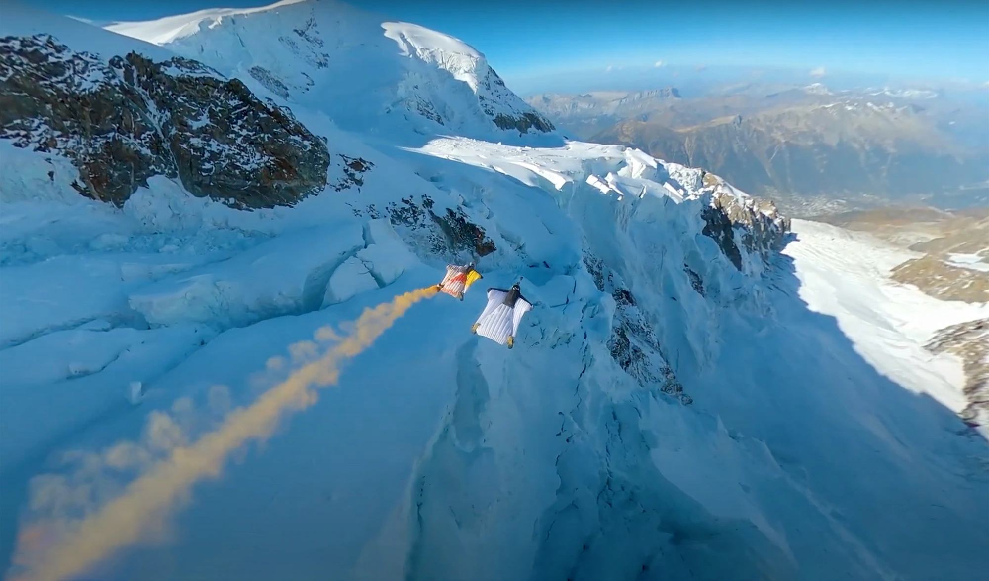 Soul Flyers vol au-dessus du Mont-Blanc