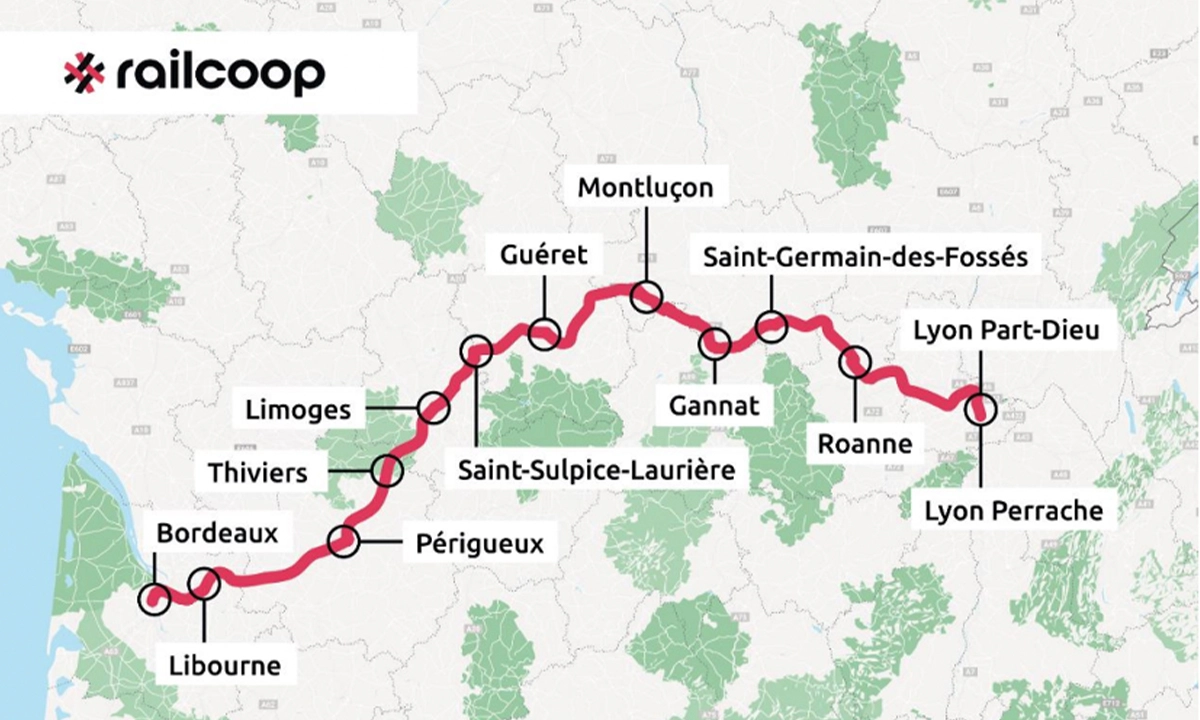 ligne Bordeaux Lyon Railcoop