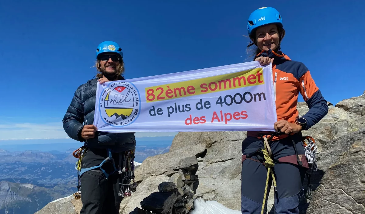 82x4000 Jordane Petit Lienard et son guide Frédéric Brehe