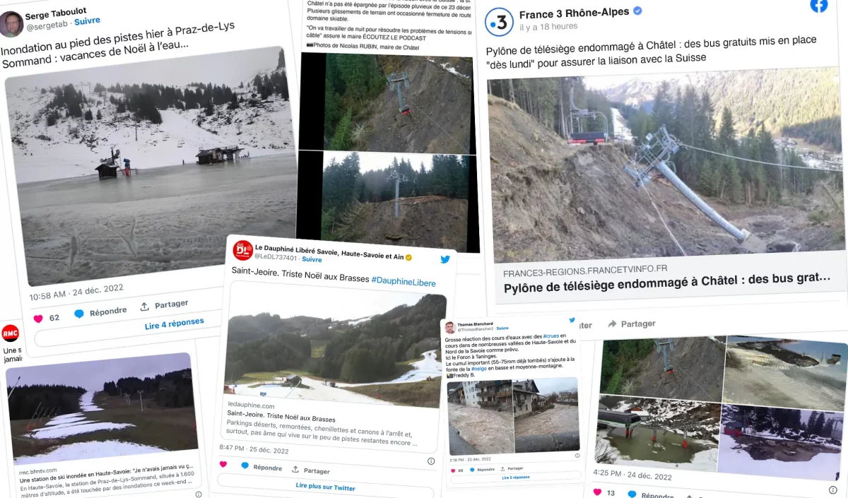 Inondations stations de ski 2022