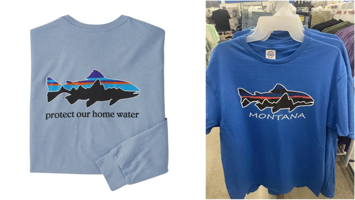 T-Shirt Patagonia vs GAP