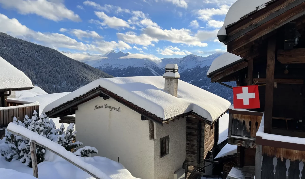 Village de Chandolin, Suisse