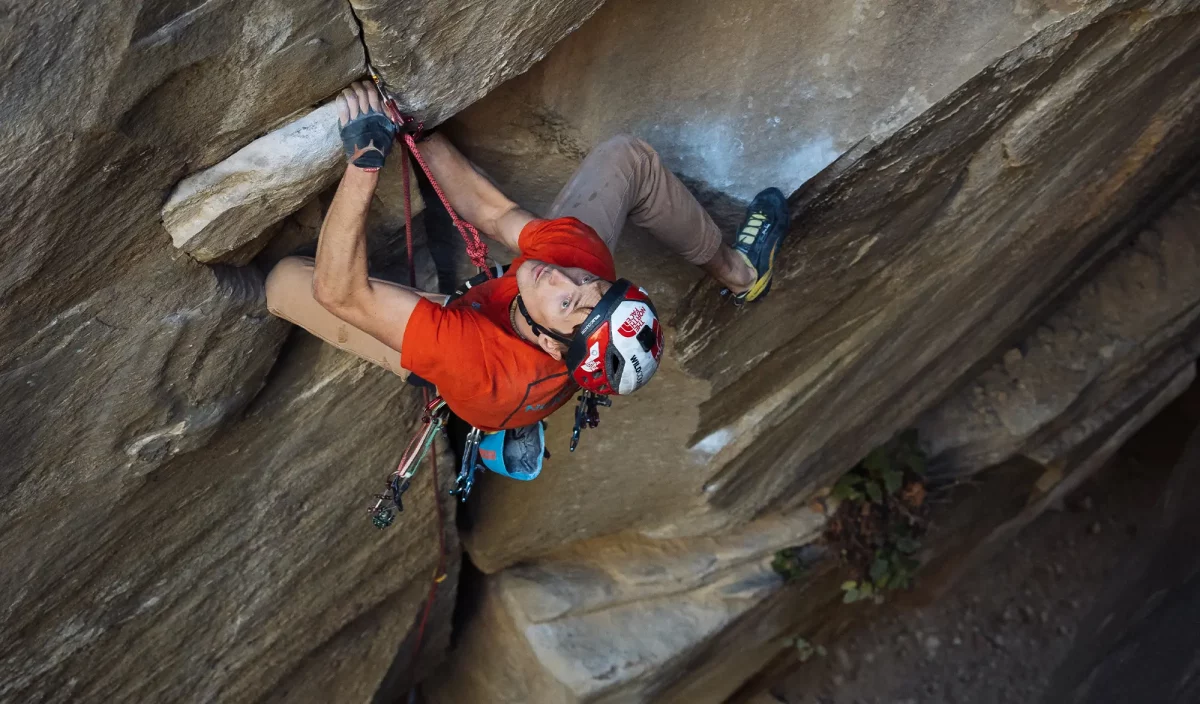 James Pearson escalade trad Annot