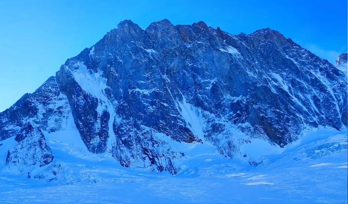 La face nord des Grandes Jorasses