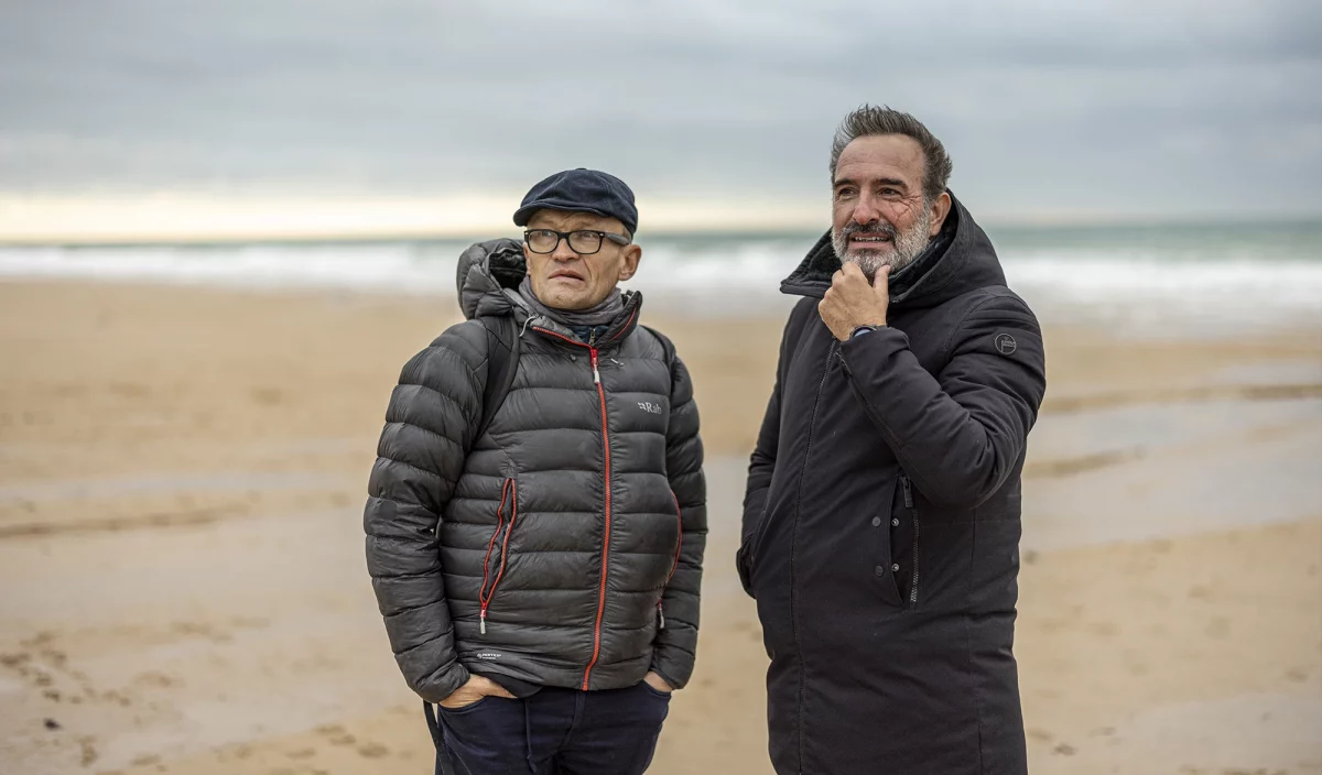 Rencontre entre Jean Dujardin et Sylvain Tesson