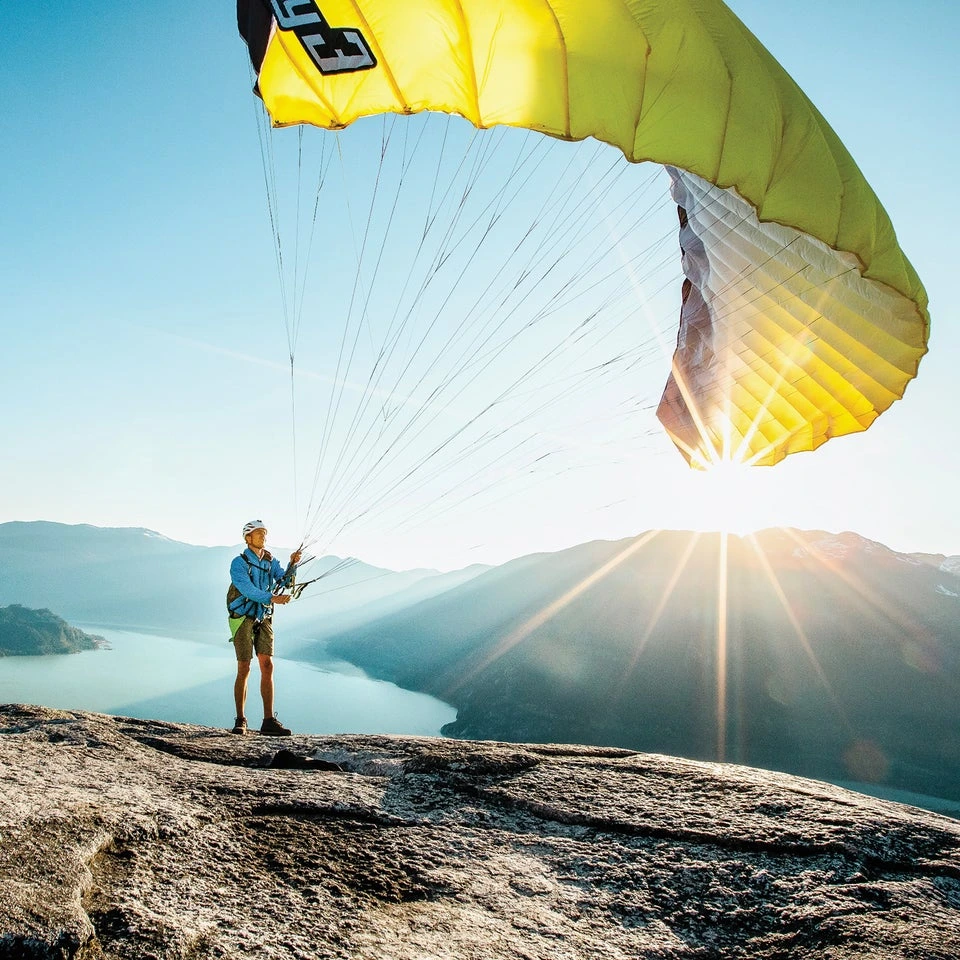 En trip parapente, Colombie-Britannique, 2017.