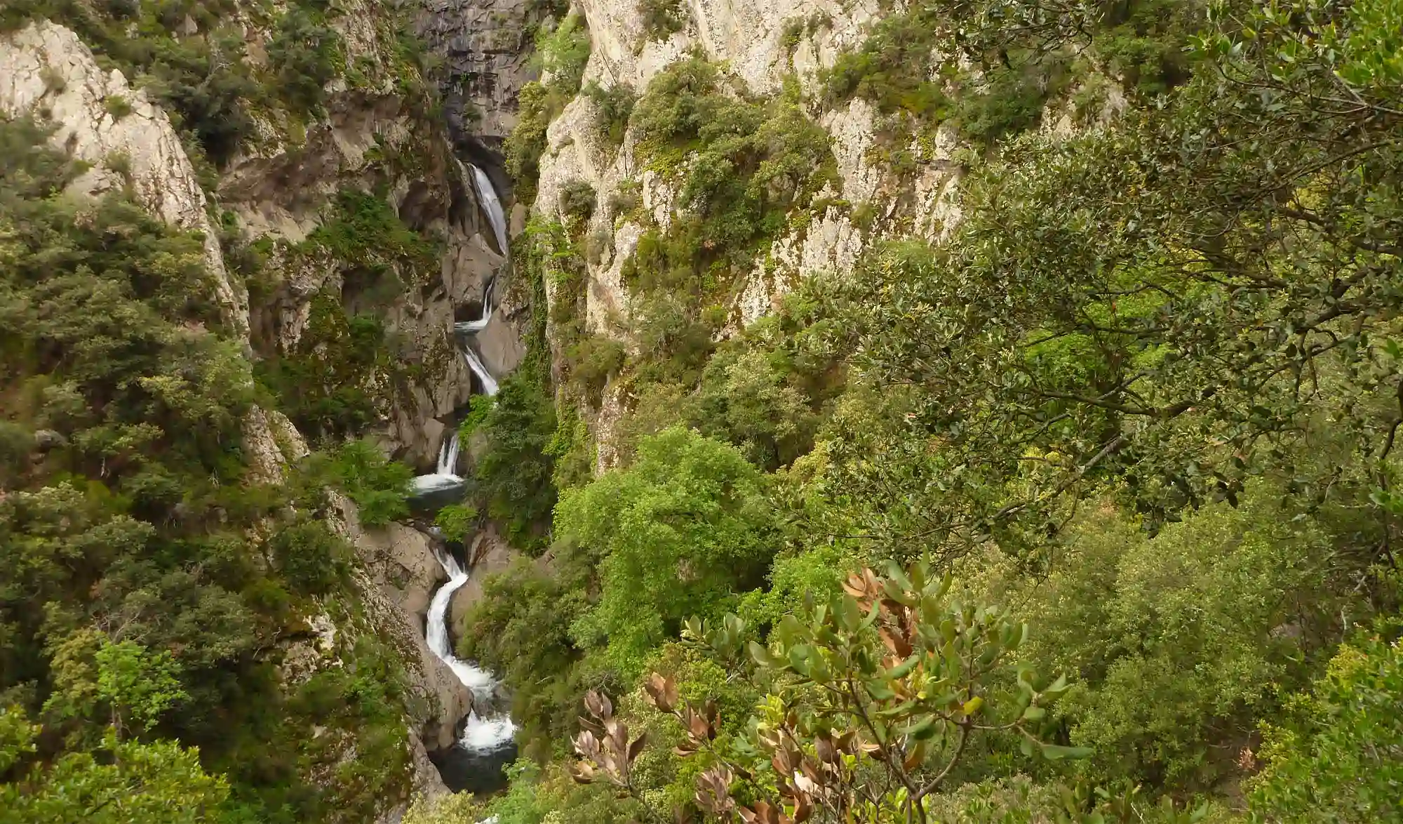 Cascade finale des gorges du llech