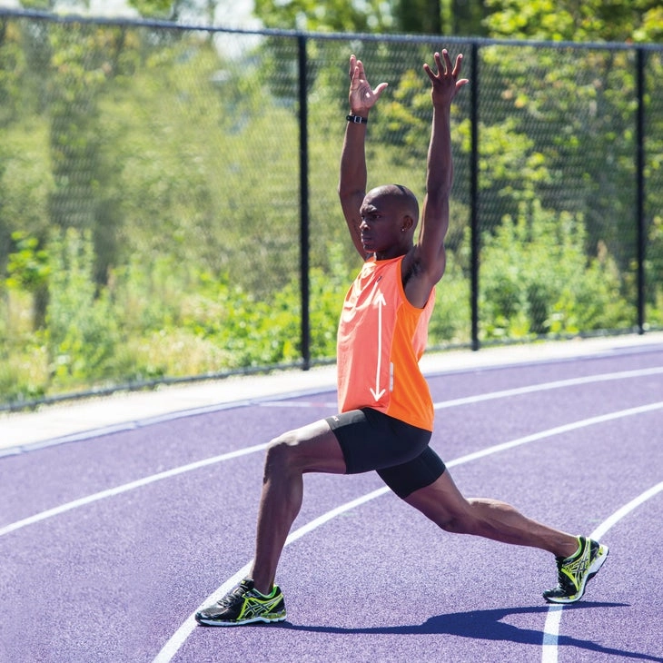 Posture yoga running