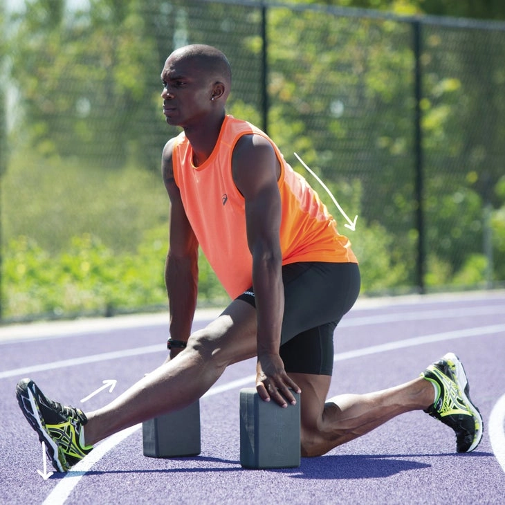 Posture yoga running